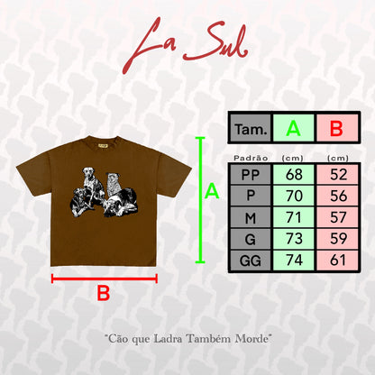 Camiseta "Cão que Ladra também Morde"