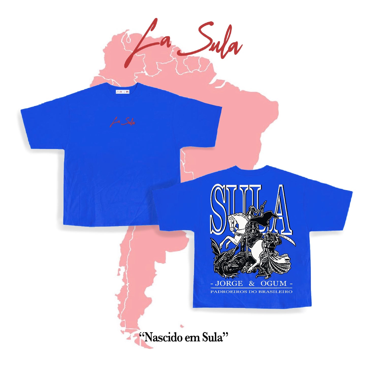 Camiseta Oversized La Sula "Padroeiros"